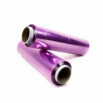 Papel film PVC violeta - 30 cm x 300 m