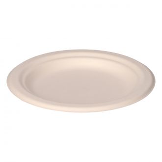 YES | Plato de bagazo blanco - 15 cm