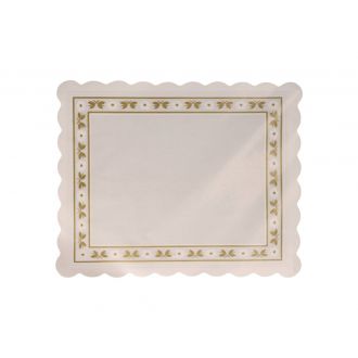 Blonda parafina blanca - 26 x 32 cm
