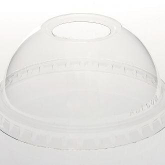 Tapa PLA cúpula con orificio - 95 mm