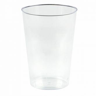 Vaso inyectado PS transparente - 330 ml