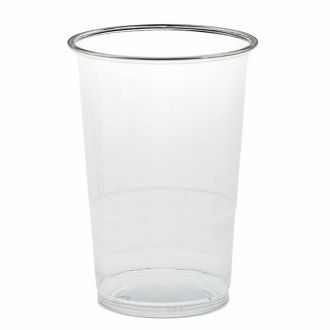 Vaso RPET transparente embolsado individual - 250 ml