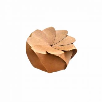 Envase octogonal kraft - 350 ml
