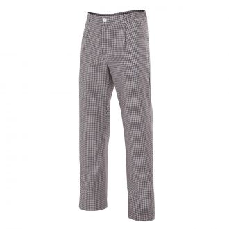 VELILLA | Pantalón de cocina cuadros negros - Talla 54