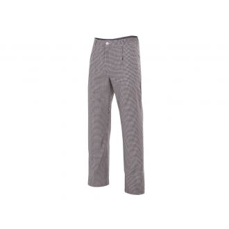 VELILLA | Pantalón de cocina cuadros negros - Talla 60