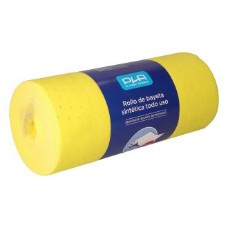 Bayeta Rollo sintética precortada 14m Amarilla 180gr/m2