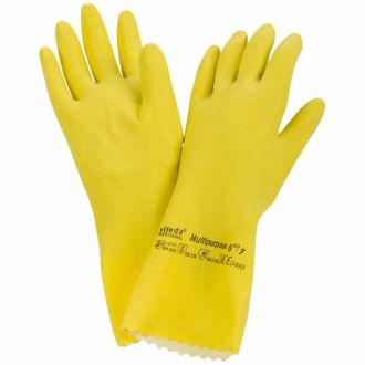 VILEDA | Guante satinado ultra protector amarillo - Talla Pequeña