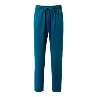 VELILLA | Pantalón pijama microfibra azul océano - Talla S