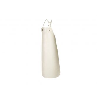 MONZA | Delantal peto engomado blanco - Talla única