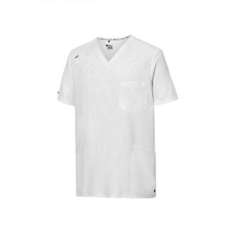 MONZA | Casaca sanitaria cuello v blanca - Talla S