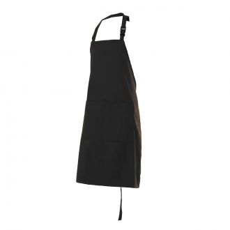 VELILLA | Delantal peto negro - Talla única