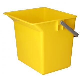 TTS | Cubo amarillo con asa superior - 6 L