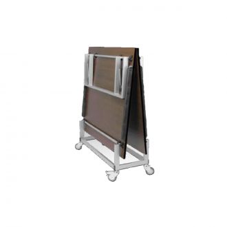 Estrado plegable con ruedas - 252 x 148 cm