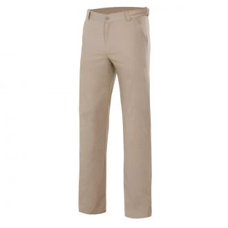 VELILLA | Pantalón chino strecht hombre beige - Talla 40