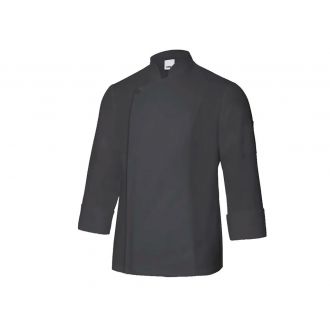 VELILLA | Chaqueta cocina manga larga negra - Talla 60