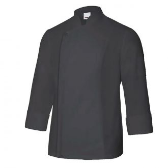 VELILLA | Chaqueta cocina manga larga negra - Talla 60