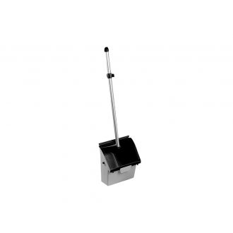 TTS | Recogedor clip con tapa negro