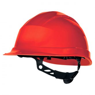 DELTA PLUS | Casco de obra Quartz Up III rojo