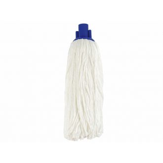 BUGA | Fregona Microfibra Blanco Cabezal Azul