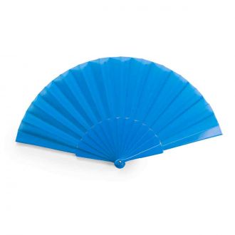 STAMINA | Abanico de plástico azul royal