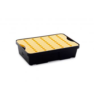 Bandeja de retención de líquidos con rejilla - 40 L