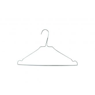 Percha de alambre galvanizada