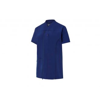 MONZA | Chaqueta sanitaria mujer azul con cremallera - Talla M
