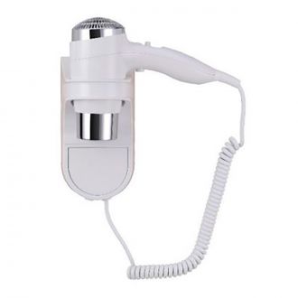 GHESSU | Secador cabello blanco cromo