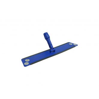 Soporte mopa azul con velcro - 40 cm