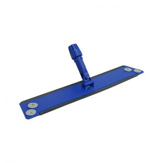 Soporte mopa azul con velcro - 40 cm