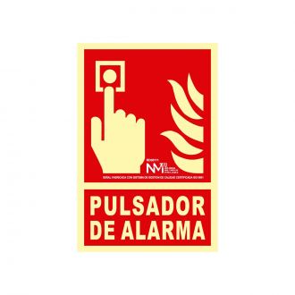 Señal pulsador alarma