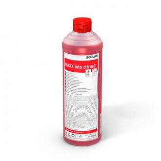 MAXX INTO CITRUS2 | Limpiador concentrado para baños con fragancia cítrica. 1L