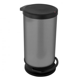 GHESSU | Cubo de pedal hybrid carbonic gris - 30 L