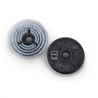 Dos cepillos disco estándar blanco y negro