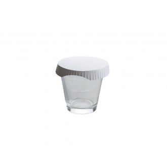 GFL | Tapa vaso de cartón blanca - 8 cm