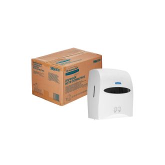 Pack SCOTT® Bobina secamanos blanca 165m + KIMBERLY CLARK ™ Dispensador electrónico
