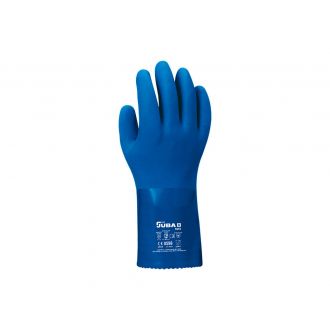 JUBA | Guantes pvc sin costura azul - Talla M