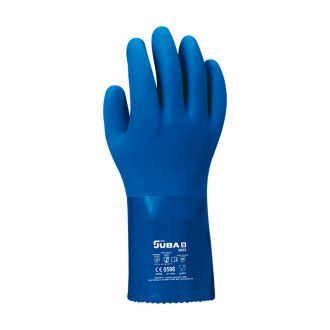 JUBA | Guantes pvc sin costura azul - Talla M