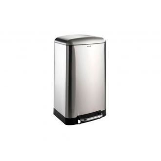 WENKO® | Papelera pedal easy-close - 30L