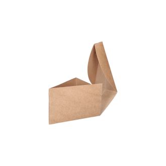 Caja cartoncillo kraft para tarta - 10 x 16 x 7 cm