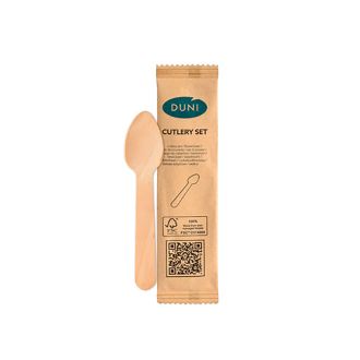 DUNI | Cucharilla madera bag café - 11 cm