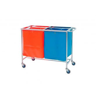 QUIRUMED | Carro doble ropa sucia