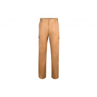 VELILLA | Pantalón beige 6 bolsillos - Talla 48