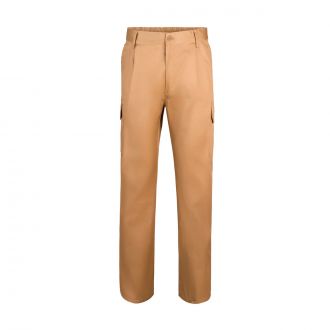 VELILLA | Pantalón beige 6 bolsillos - Talla 60