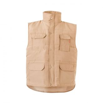 VELILLA | Chaleco acolchado beige - Talla M