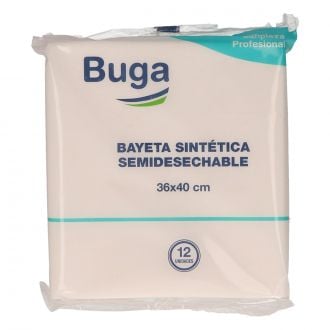 BUGA | Bayeta Sintética Semidesechable Blanca