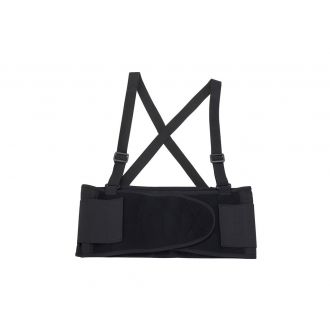MARCA | Faja lumbar con tirantes negro - Talla XL