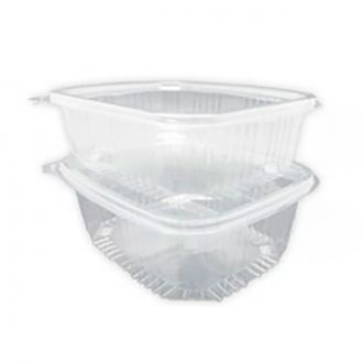 Ensaladera cuadrada con tapa bisagra -2000 ml