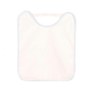 VALENTO | Babero niño con goma blanco - Talla Única