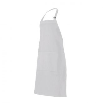 VELILLA | Delantal peto blanco - Talla única